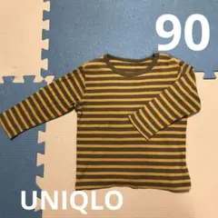 UNIQLO　長袖Tシャツ　90 ボーダー