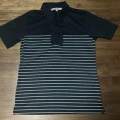 新品 セントジェームス 半袖ポロシャツ ネイビー グリーン XL フランス
