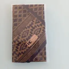 HIROKO KOSHINO ハンカチ ブラウン 幾何学模様