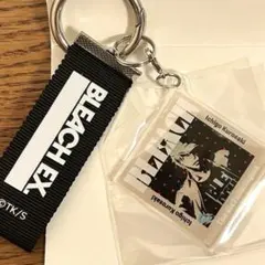 BLEACH EX. 原画展 レコードジャケットキーチェーン 黒崎