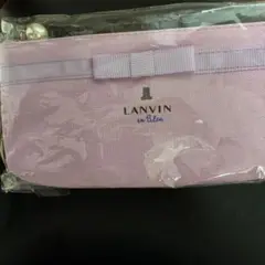 LANVIN in Blue ピンクポーチ　付録