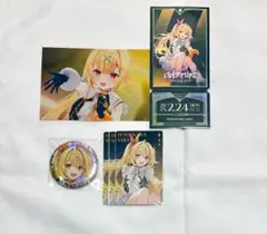 星川サラ にじさんじ OVERTURE カード 缶バッジ チケット風カード