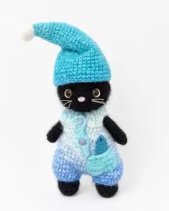 ハンドメイド あみぐるみ猫