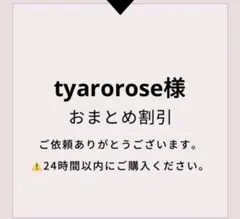 tyarorose様 リクエスト 3点 まとめ商品