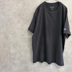 チャンピオン 無地 Tシャツ champion 黒 L 半袖
