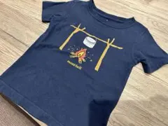 montbell キッズ Tシャツ 100 キャンプ 美品