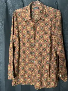 Christian Dior 幾何学模様 長袖シャツ