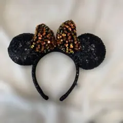 TDRミニーカチューシャ　ハロウィンカラースパンコール