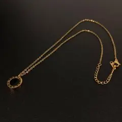 ゴールド ネックレス チェーン シェル ヴィンテージ レディース