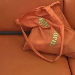[yurikaakutsu] orange tote bag