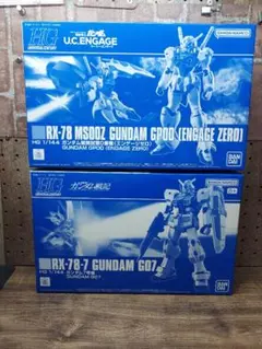HG 1/144エンゲージゼロ&HG 1/144 GUNDAM G07 2品