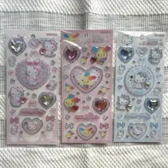 バレエコアキラキラジュエルシール　ウサハナ　チャーミーキティ　キティ