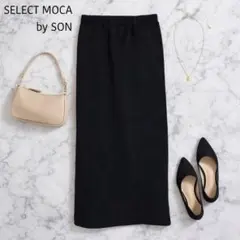 SELECTMOCA bySON セレクトモカ リブタイトスカート ブラック F