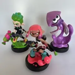 amiibo スプラトゥーン 3体セット【初期化済／動作確認済】