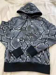 【美品 蛇柄 ダークパイソン】完売 トルネードマート ジャージ ジップパーカー 極美品 トルネードマート パイソン ヘビ柄 長袖シャツ メンズ M 蛇柄