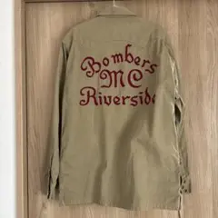 ウェストライドBombers MC Riverside 刺繍 長袖シャツのサムネイル