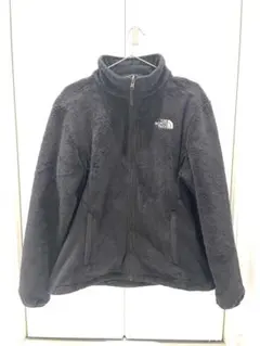 THE NORTH FACE フリースジャケット ブラック　ロゴ刺繍