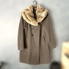 チェスターコート　ブラウン