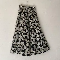vintageヴィンテージ昭和レトロアンティーク古着花柄ロングスカートのサムネイル