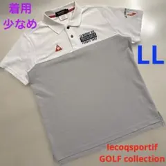 ルコックスポルティフ　ゴルフ　メンズ　速乾　ストレッチ　半袖ポロシャツ　LLのサムネイル