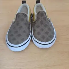 VANS スリッポン ブラウン/イエロー