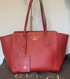 【美品】GUCCI グッチ スウィングトートバッグ