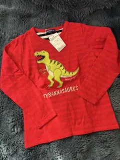 Moujonjon 恐竜デザイン 長袖カットソー 120