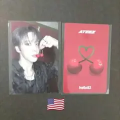 ATEEZ GH3　トレカ　ユノ　hello82 cherry US