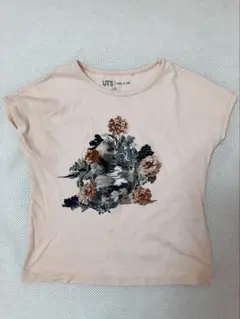 《PAUL & JOE 》UNIQLO ユニクロ　猫、花柄Tシャツ サイズ130