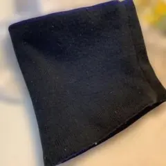 ネイビー ニット ネックウオーマー18 ✖️15 　20✖️21