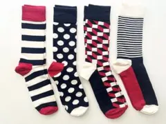 【新品・未使用】ハッピーソックス 靴下のサムネイル