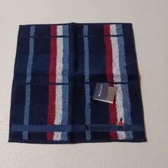 新品未使用　Aquascutum ストライプタオル　メンズハンカチ　25cm