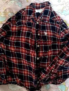 U.S.POLO ASSN. チェック柄 シャツ/赤