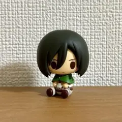 一番くじ 進撃の巨人 ～壁の外の世界～ I賞 ちょこのっこフィギュア ミカサ