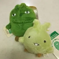 激レア モリゾー キッコロ ブルー ぬいぐるみSS キーホルダー