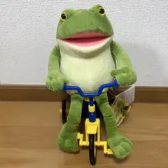 タイトー限定 チャリカエル ギミックぬいぐるみ 蛙 自転車 おとぼけ