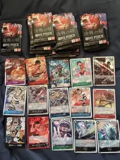 ワンピース 決戦の刻 box エース キャベンディッシュ ルフィ カード