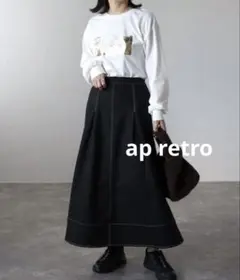 新品　ap retro ステッチデザインスカート