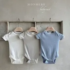monbebe pin coat suit ロンパース 半袖