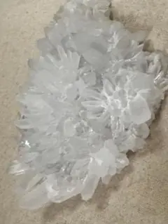 高品質天然水晶クラスター382g 四川省産 高密集 花状結晶 一点物 原石