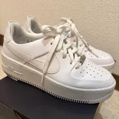 NIKE WMNS AF1 SAGE LOW white ホワイト　白