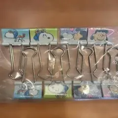スヌーピー ダブルクリップ 8個セット