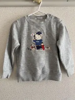 familiar グレー トレーナー