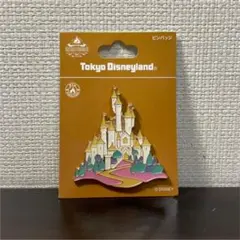 ディズニーランド　ピンバッジ　シンデレラ城　パステル