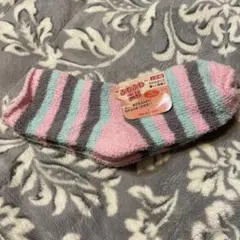 ふわふわ素材2足組ソックス 23-25cm