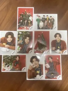 なにわ男子　長尾謙杜　グリーティングフォト　クリスマス　公式写真