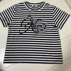 NICE CLAUP ボーダー 半袖 Tシャツ