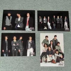 関ジャニ∞SUPER EIGHTTOUR2009PUZZLE公式フォト4枚セット