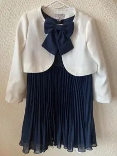 入学式フォーマル、レースボレロワンピースセット女の子110㎝