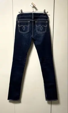 【美品】moussy VINTAGE パウダースキニーデニム　24